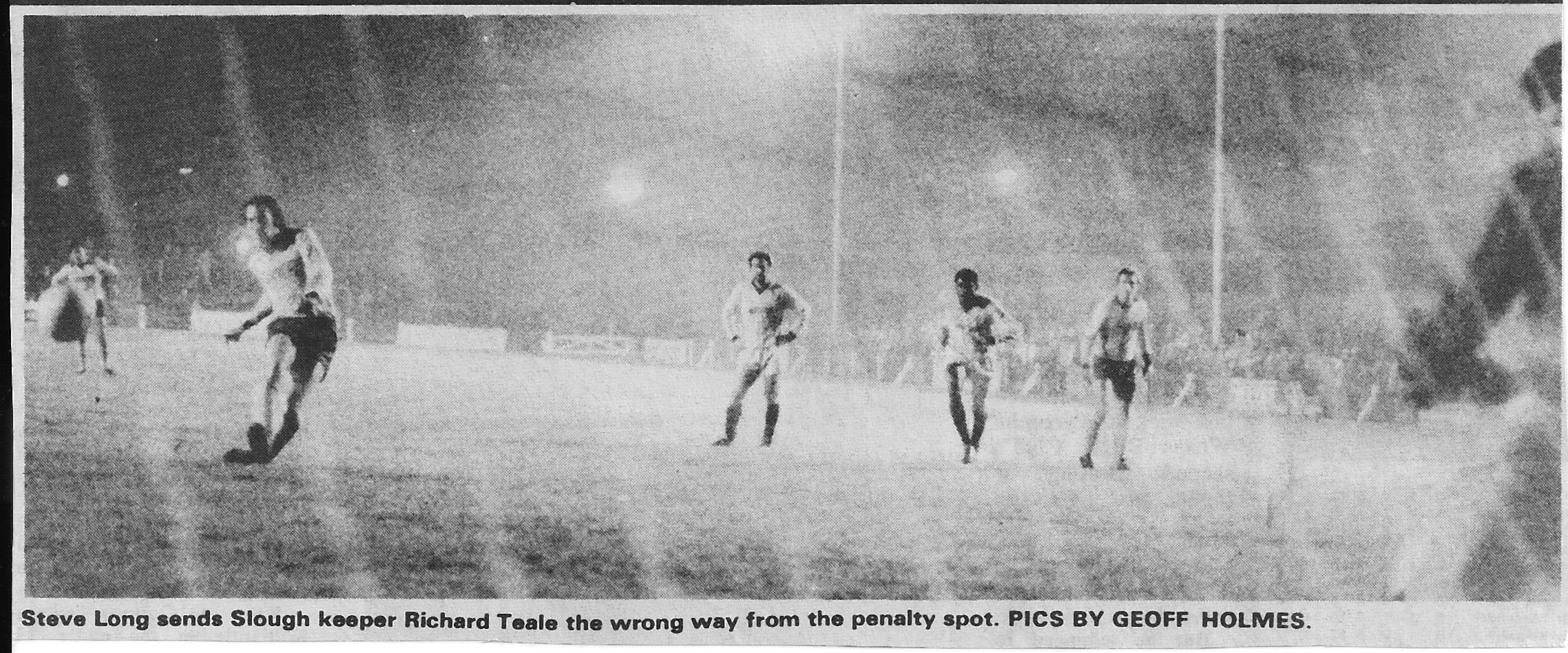 1984 11 06 Slough SIL H 01 Steve Long penalty goal