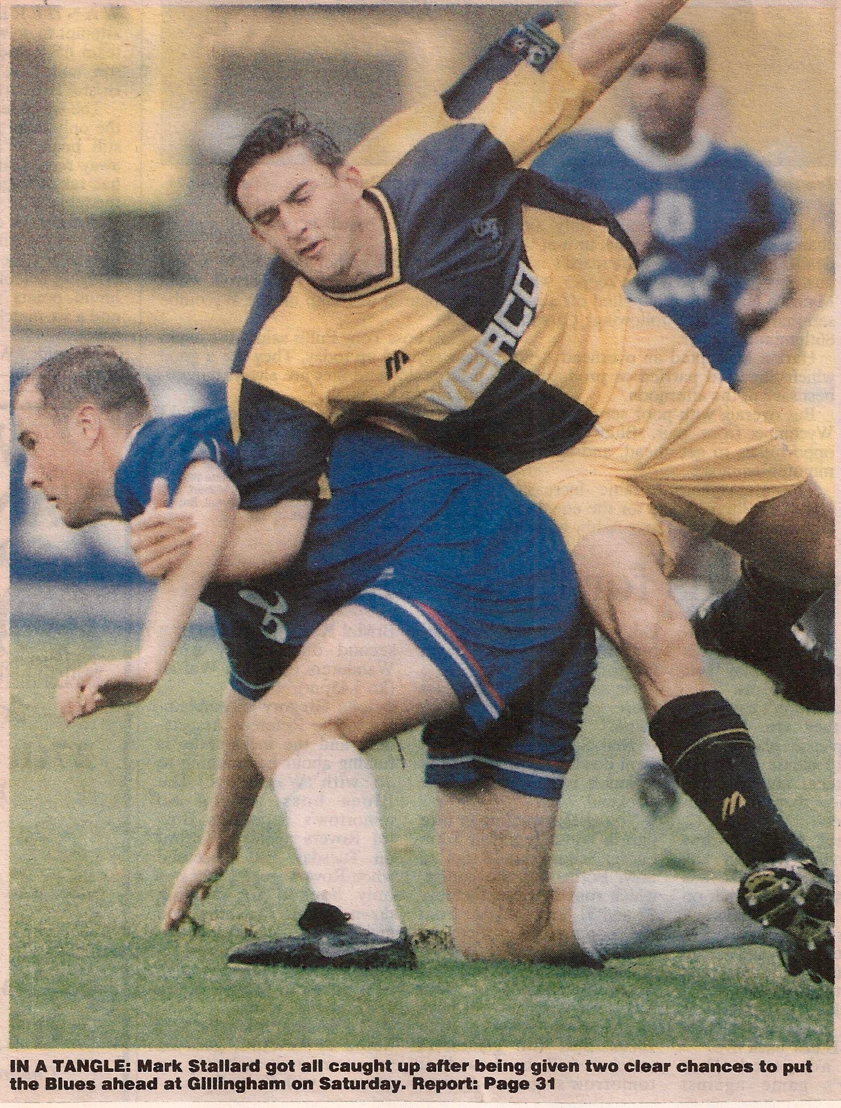 1997 10 11 Gillingham 04 Mark Stallard