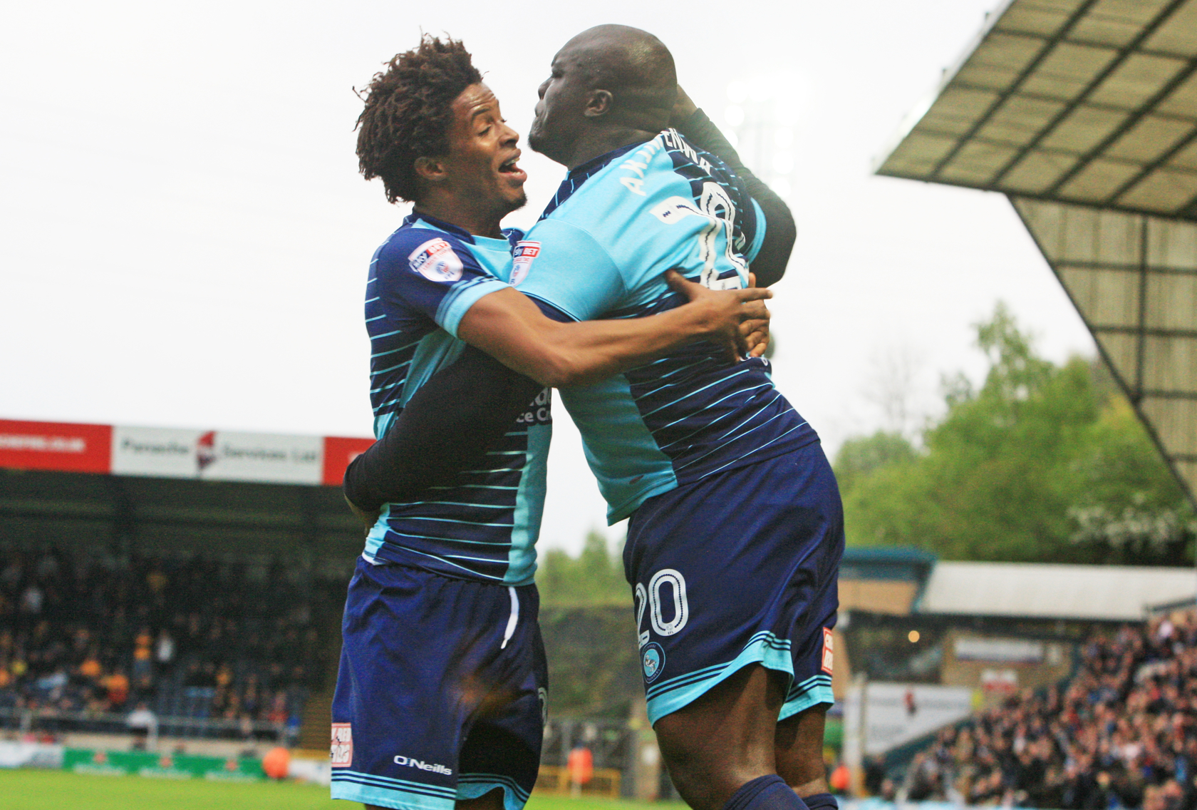 2017 05 06 Cambridge 41 Adebayo Akinfenwa+Sido Jombati