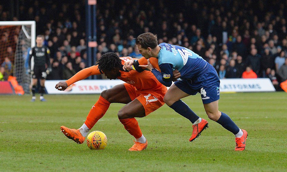 2019 02 09 Luton Town SBL1 A 17 Dominic Gape+Pelly Mpanzu