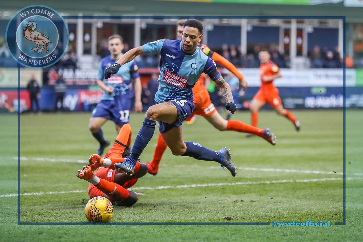 2019 02 09 Luton Town SBL1 A 52 Nathan Tyson+Pelly Mpanzu
