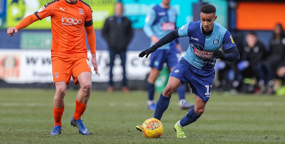 2019 02 09 Luton Town SBL1 A 64 Paris Cowan-Hall+Luke Berry
