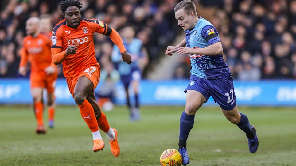 2019 02 09 Luton Town SBL1 A 70 Luke Bolton+Pelly Mpanzu