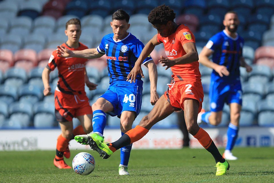 2019 04 19 Rochdale SBL1 A 62 Sido Jombati+Ian Henderson