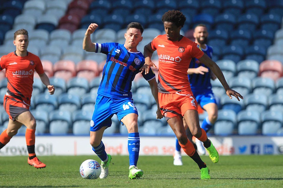 2019 04 19 Rochdale SBL1 A 79 Sido Jombati+Ian Henderson