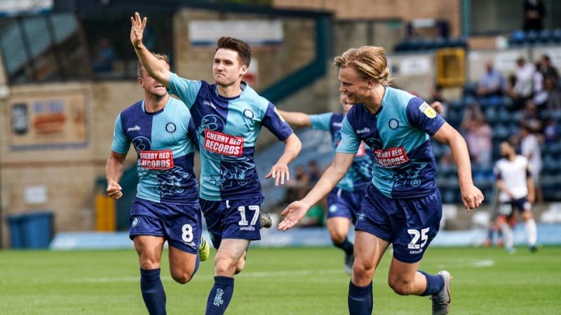 2019 08 03 Bolton SBL1 H 134 WWGoal1 Paul Smyth celebrate