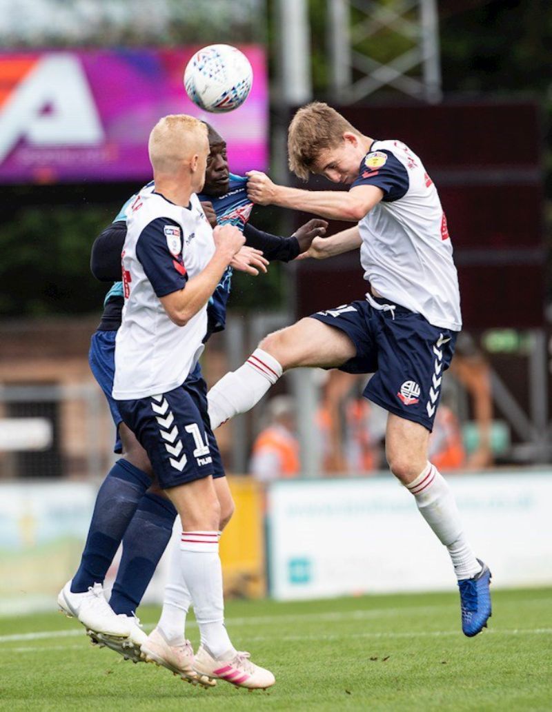 2019 08 03 Bolton SBL1 H 163 Adebayo Akinfenwa+Harry Brockbank
