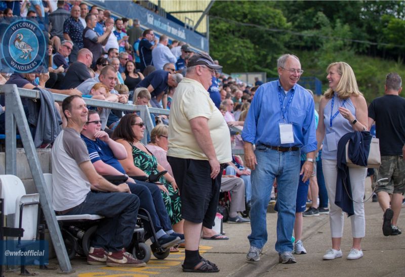 2019 08 03 Bolton SBL1 H 002 Rob Couhig and fans