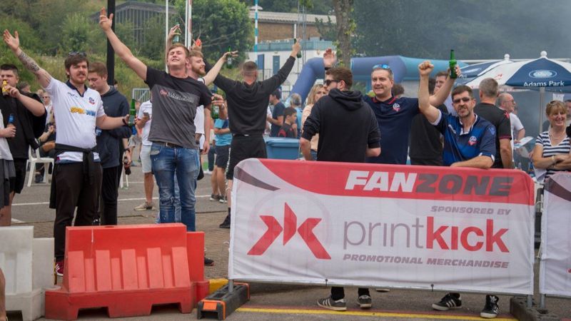2019 08 03 Bolton SBL1 H 010 Bolton fans pre match