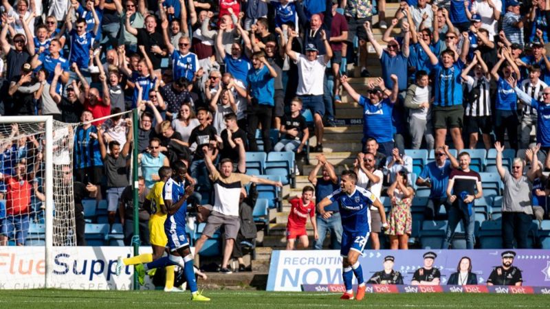 2019 09 14 Gillingham SBL1 A 42 GFC Goal1 Mikael Ndjoli