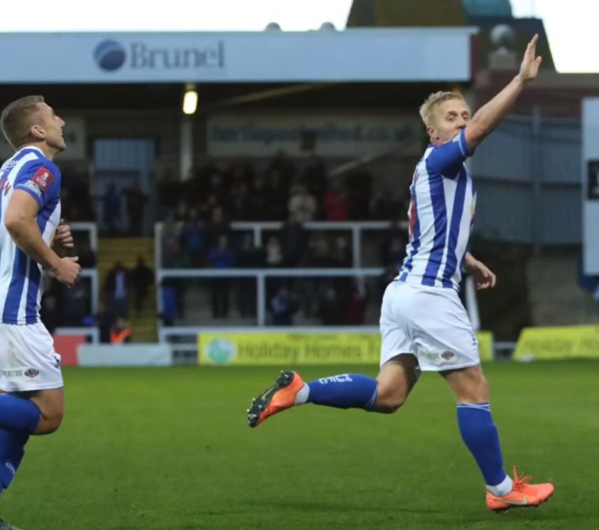 2021 11 06 Hartlepool FAC1 A 22 HU goal1 Mark Cullen