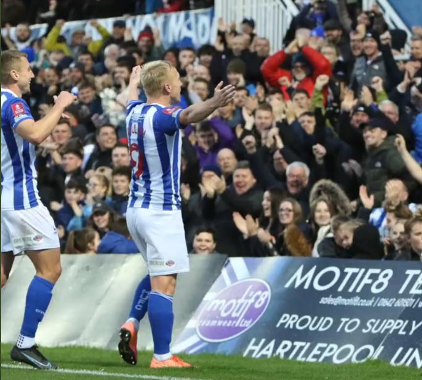 2021 11 06 Hartlepool FAC1 A 25 HU goal1 Mark Cullen