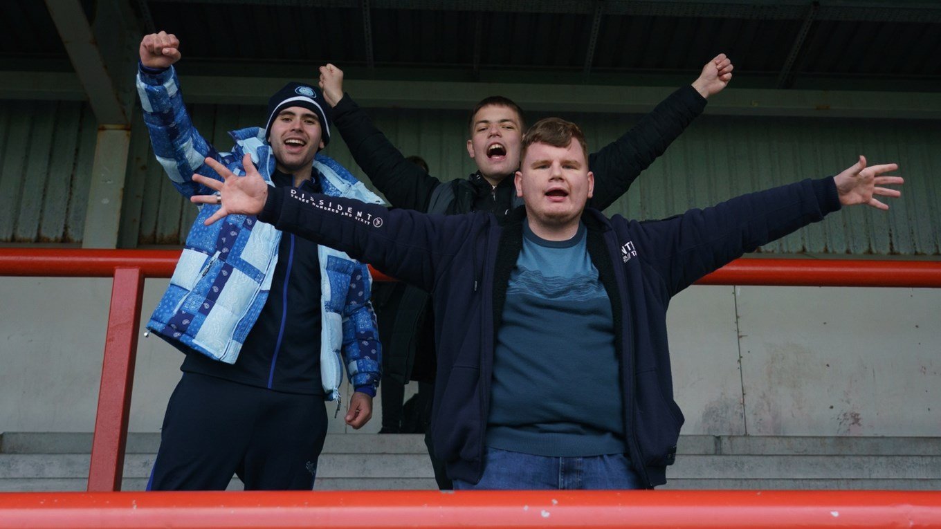 2022 01 22 Morecambe SBL1 A P41 fans