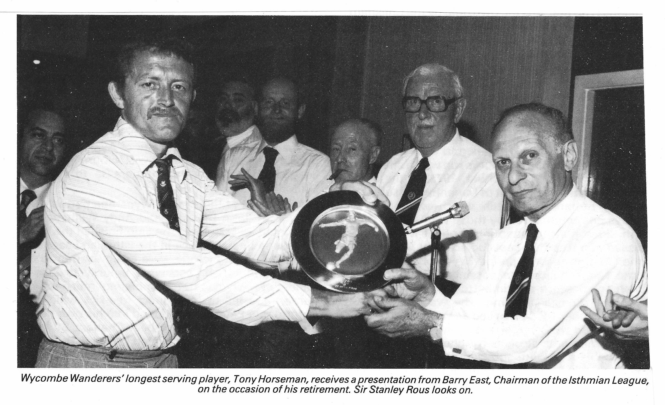 1978 07 30 Tony Horseman Retirement Award