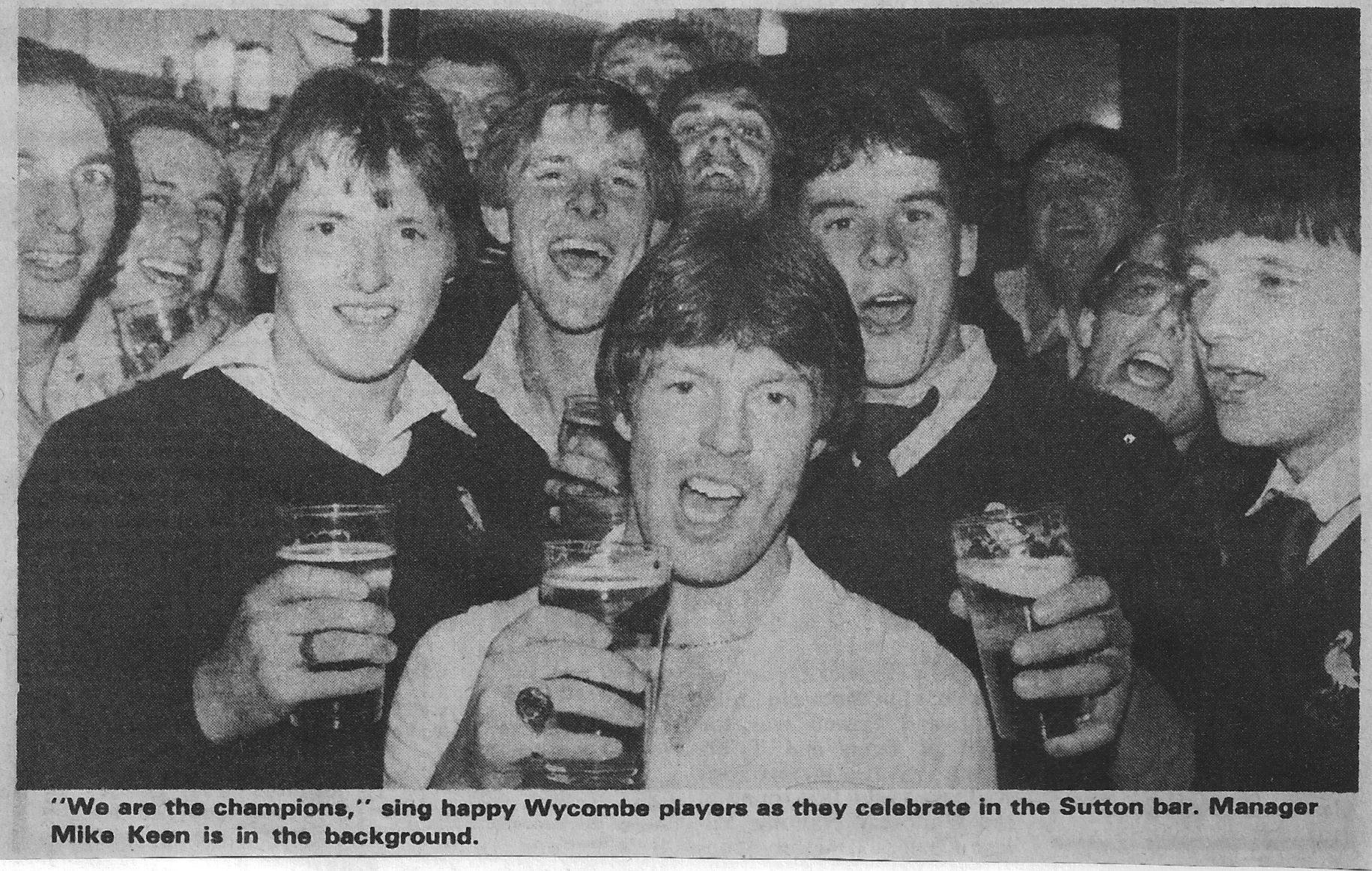 1983 04 30 Champions Players celebrate 1