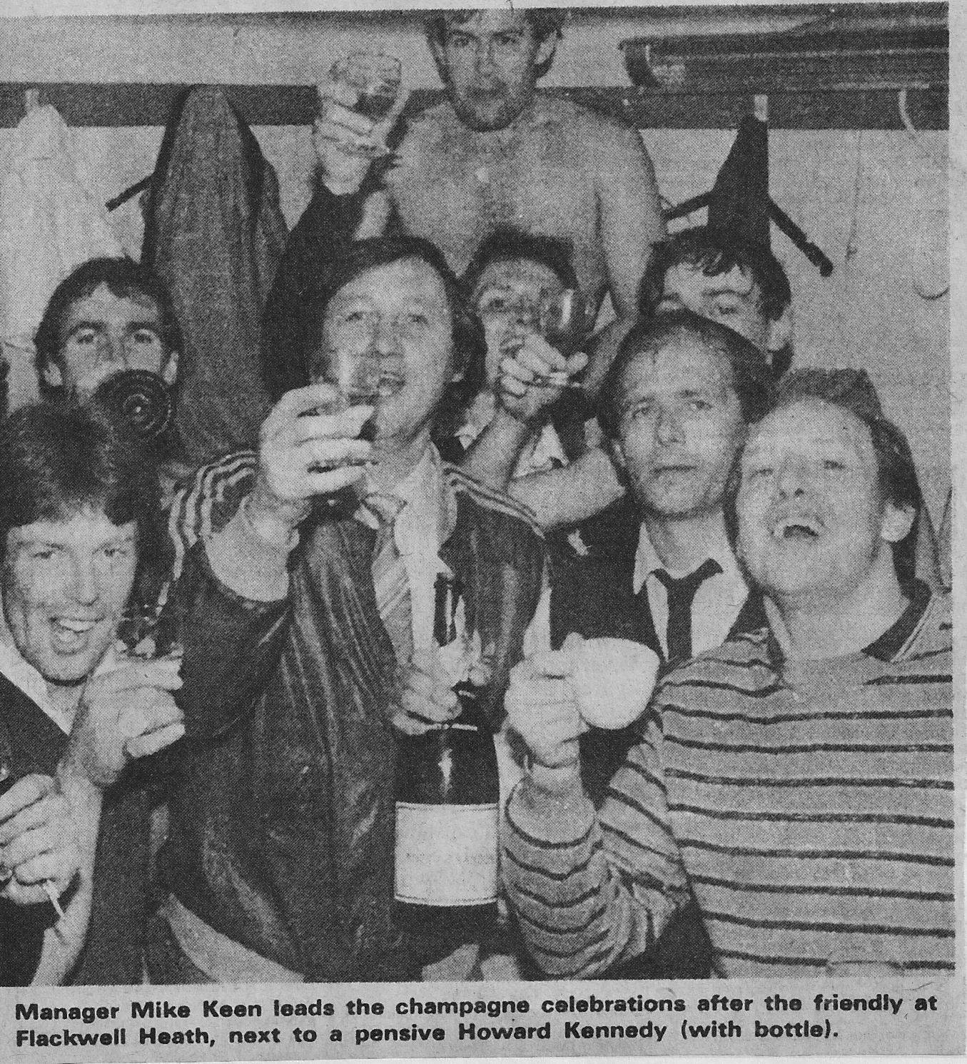 1983 04 30 Champions Players celebrate 2