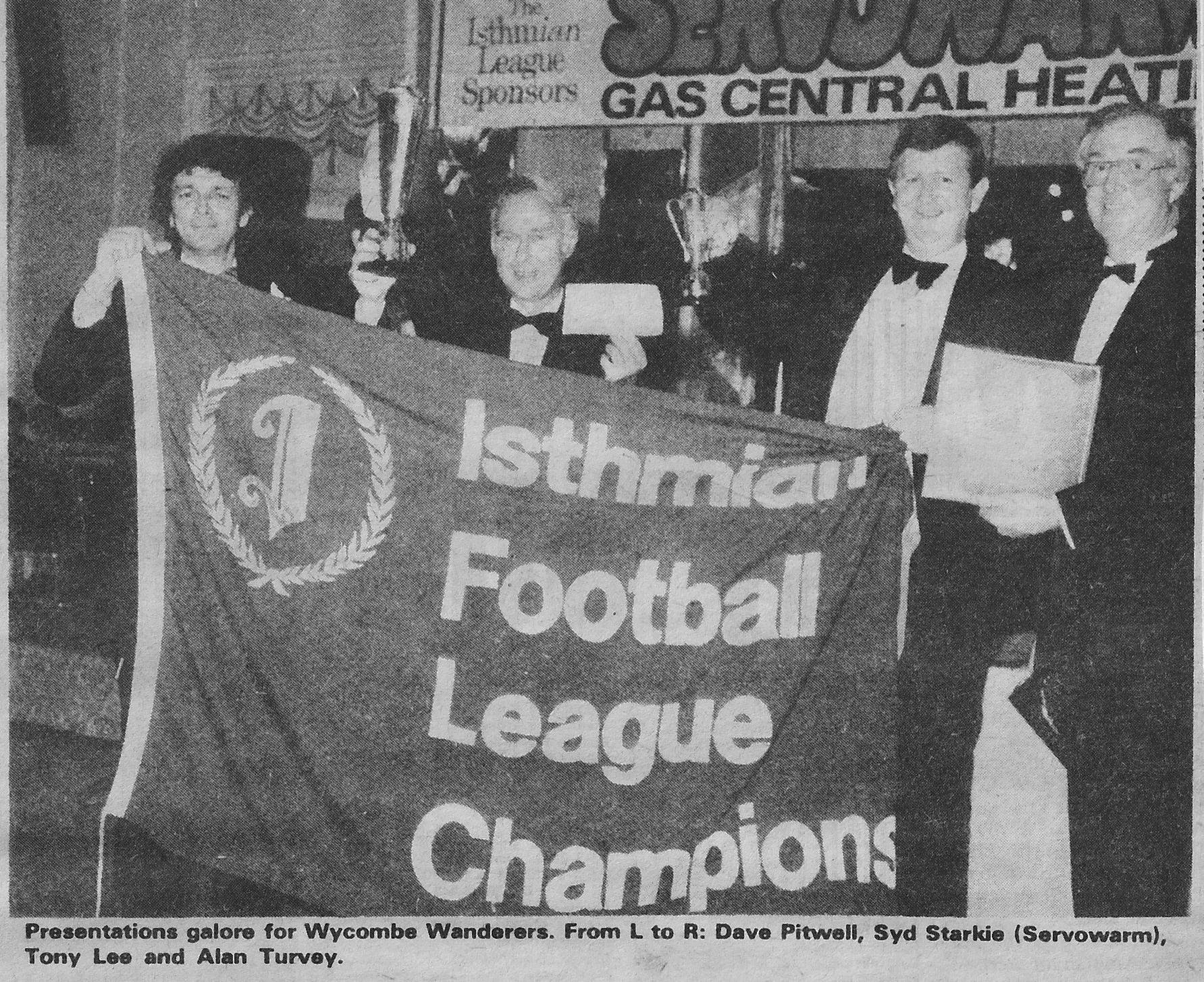 1983 05 01 Isthmian Champions Flag