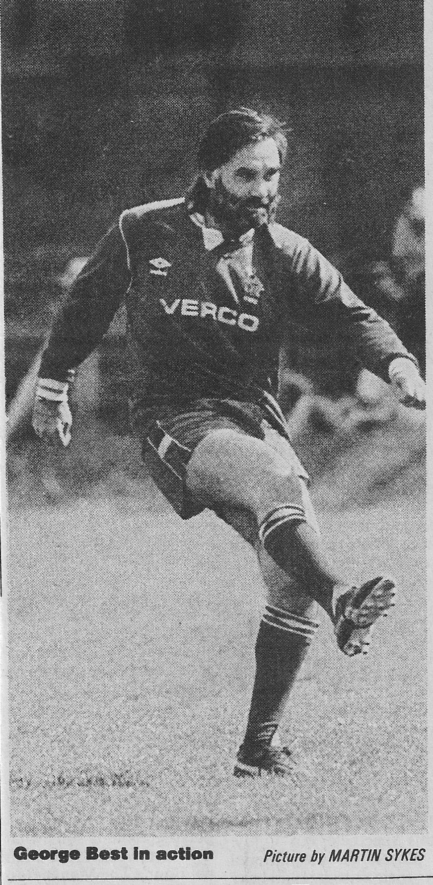 1990 05 07 Last Game At Loakes Park Programme 107 George Best