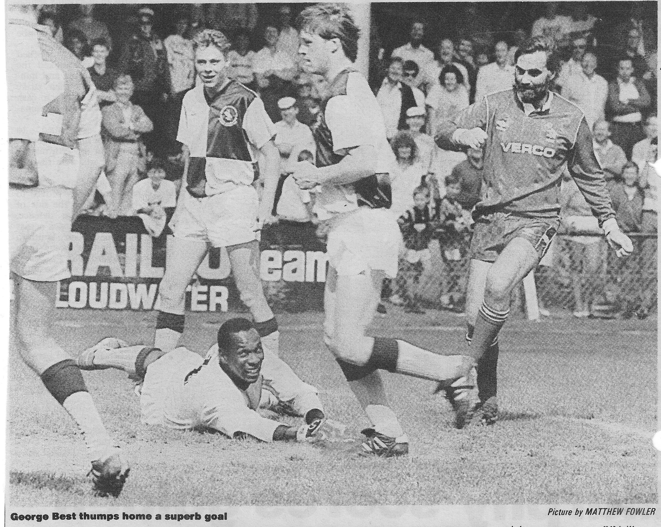 1990 05 07 Last Game At Loakes Park Programme 109 George Best