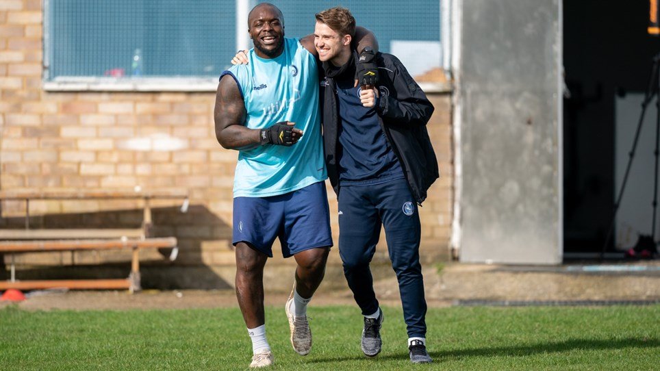 2020 02 27 Training 24 Akinfenwa+Hart