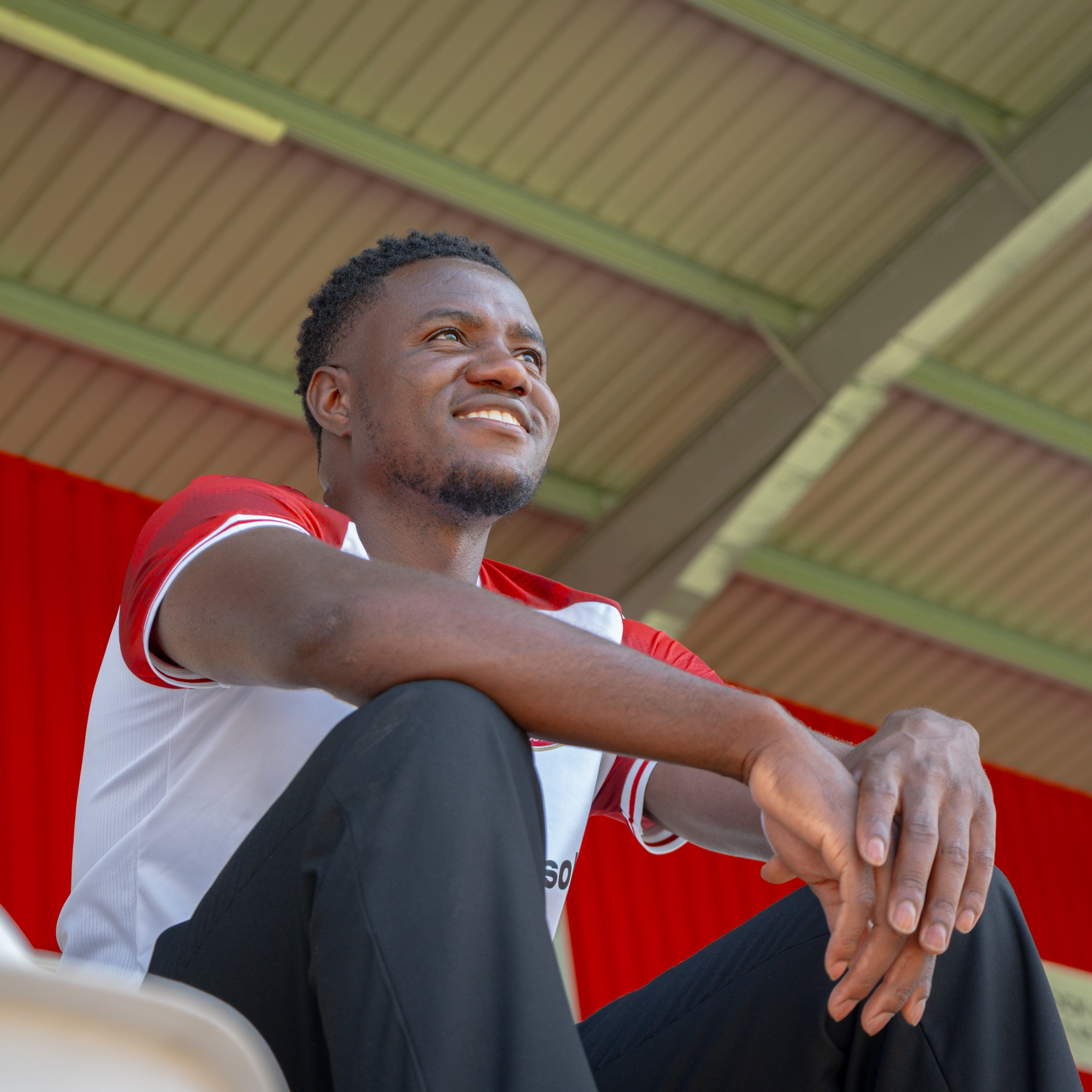 Stevenage Sign Jasper Pattenden+Beryly Lubala